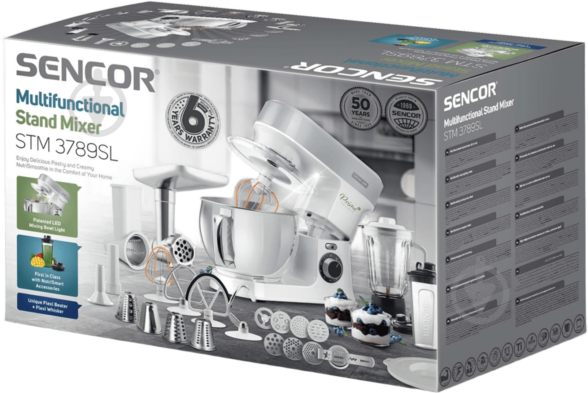 Кухонная машина Sencor STM3789SL 1200 Вт - фото 4
