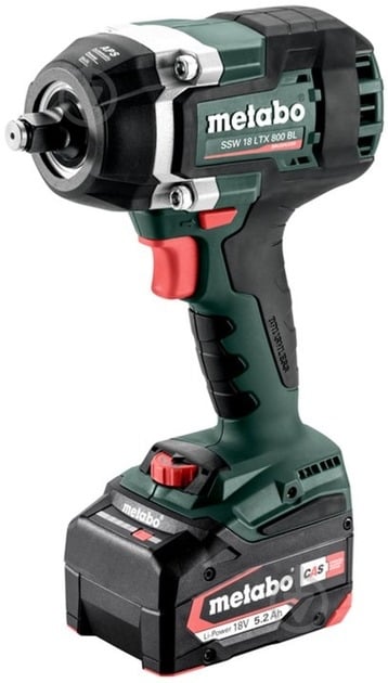 Гайковерт акумуляторний Metabo SSW 18 LTX 800 BL 800 Нм 602403650 - фото 2