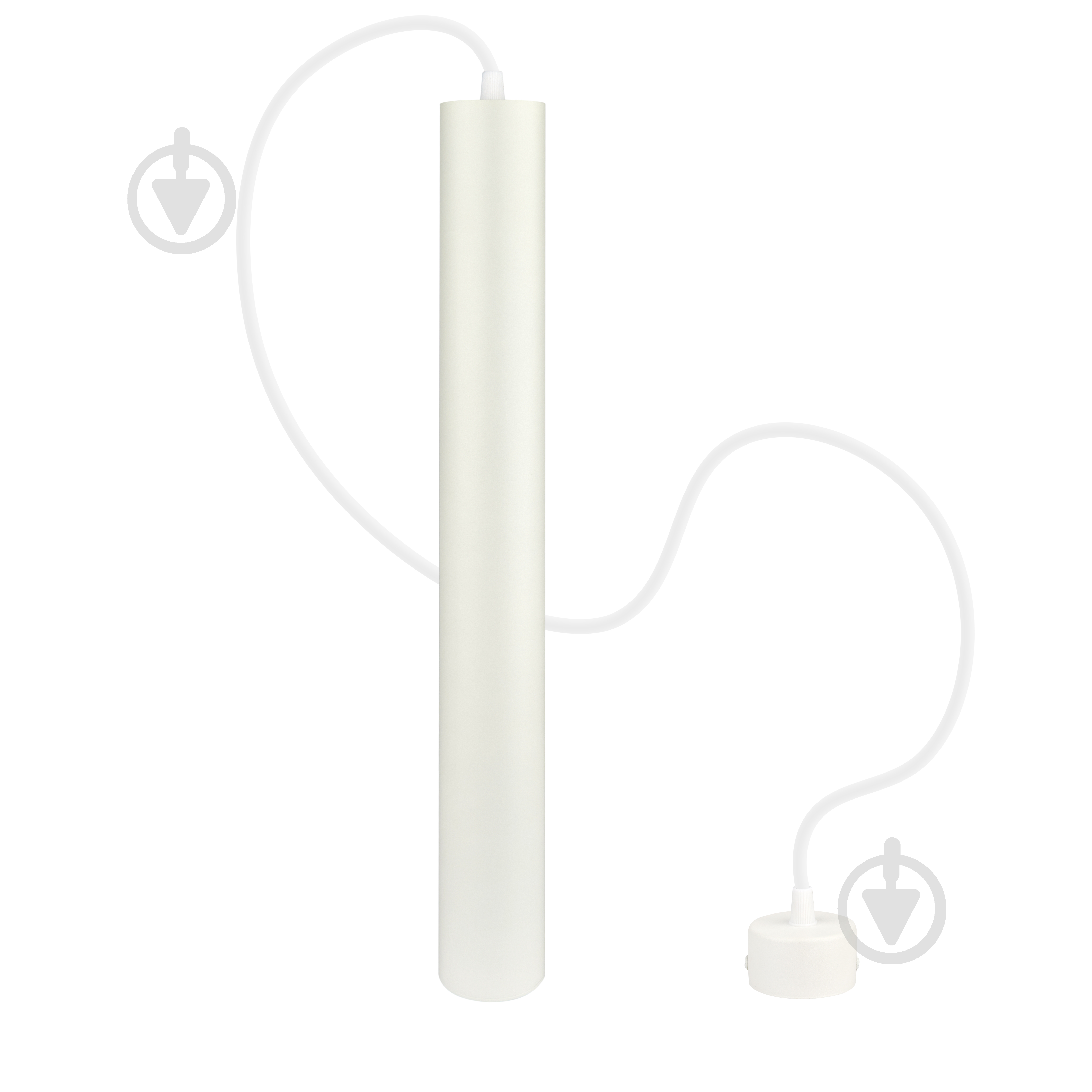 Светильник подвесной Berger 1x35 Вт /GU10 белый 3030-PL-H40 White - фото 2