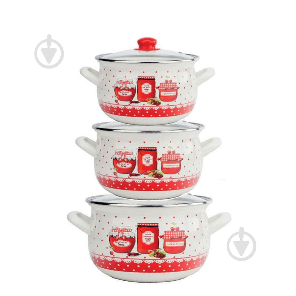 Набор кастрюль Gusto Пряности 2.1 л/3.1 л/4 л GT-T-3-S - фото 1 Набор кастрюль Gusto Пряности 2.1 л/3.1 л/4 л GT-T-3-S - фото 1