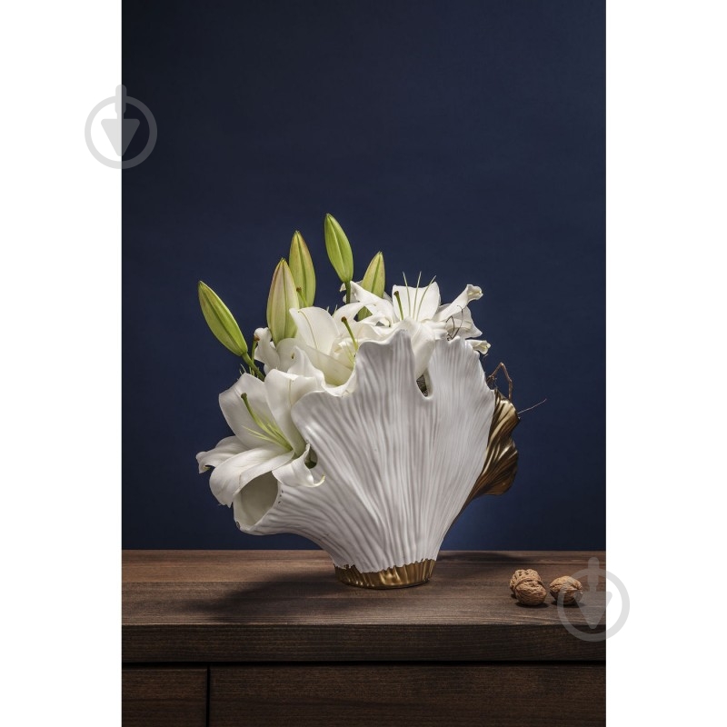 Ваза KARE Design Ginkgo Elegance 45 см белая 51093 - фото 8 Ваза KARE Design Ginkgo Elegance 45 см белая 51093 - фото 8