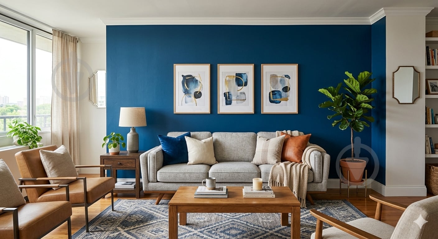 Краска универсальная резиновая Caparol FlexFarbe мат Blau 9,4 л - фото 4