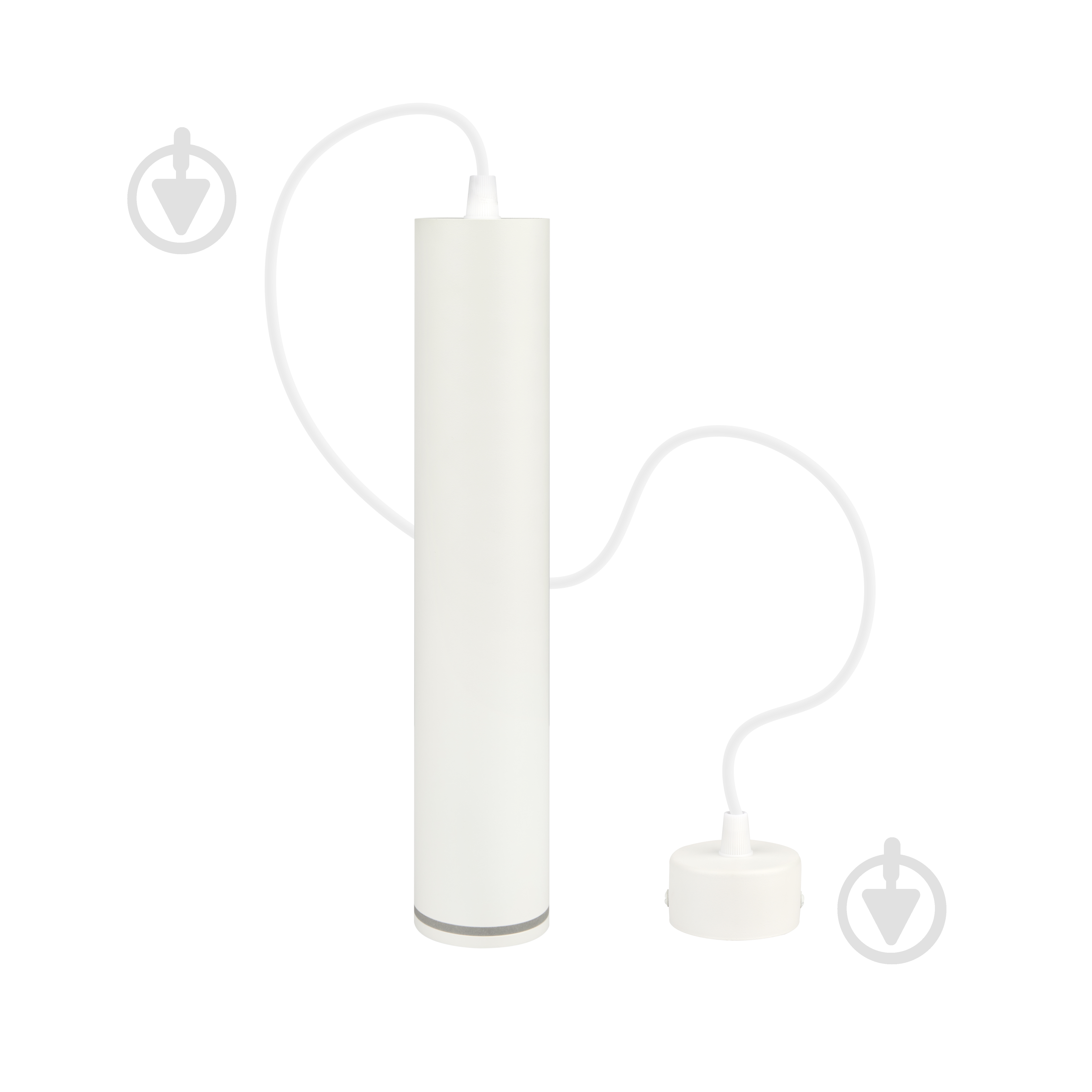 Светильник подвесной Berger 1x35 Вт /GU10 белый 3031-PL-H30 White - фото 2