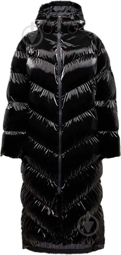 Куртка-парка женская зимняя Nike W NSW TF OS SHN SNFL WNPFR PKA FV7827-010 р.L черная - фото 1 Куртка-парка женская зимняя Nike W NSW TF OS SHN SNFL WNPFR PKA FV7827-010 р.L черная - фото 1