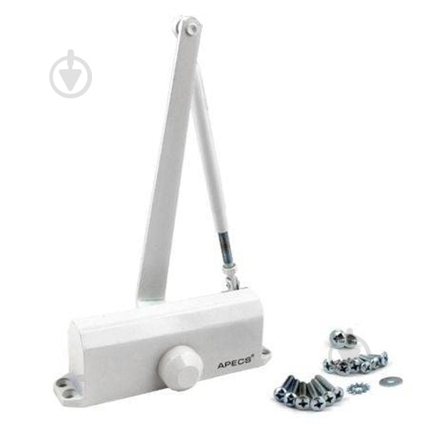Доводчик дверной Apecs DC-20.4/1050/100-А1-W белый 100 кг - фото 1