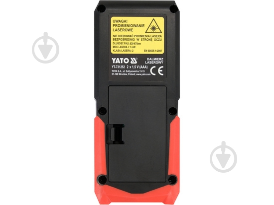 Дальномер лазерный YATO YT-731252 - фото 2