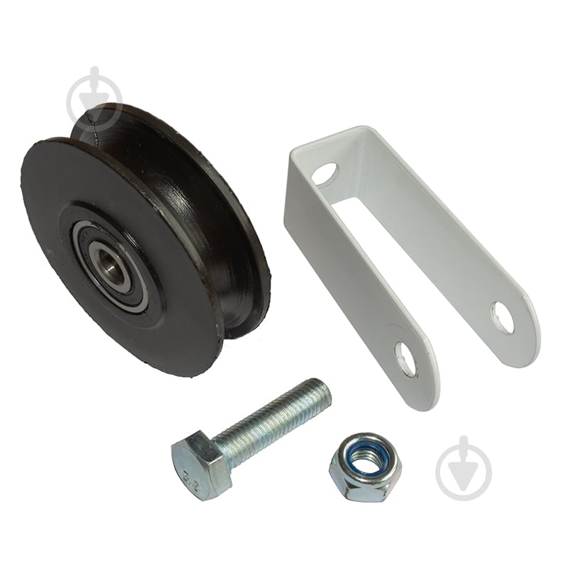 Блок одинарный 68 мм на подшипнике 68 мм порошковая краска - фото 3