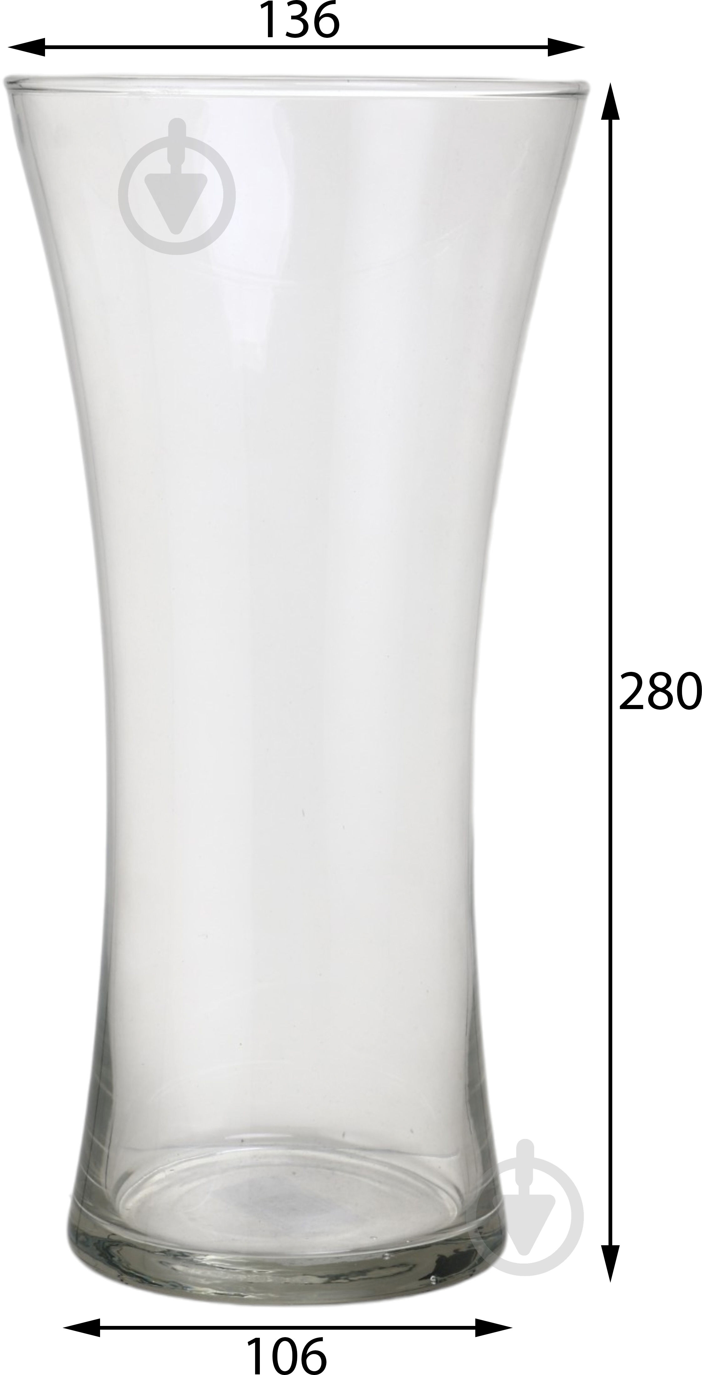 Ваза Лилия h 280 - фото 2 Ваза Лилия h 280 - фото 2