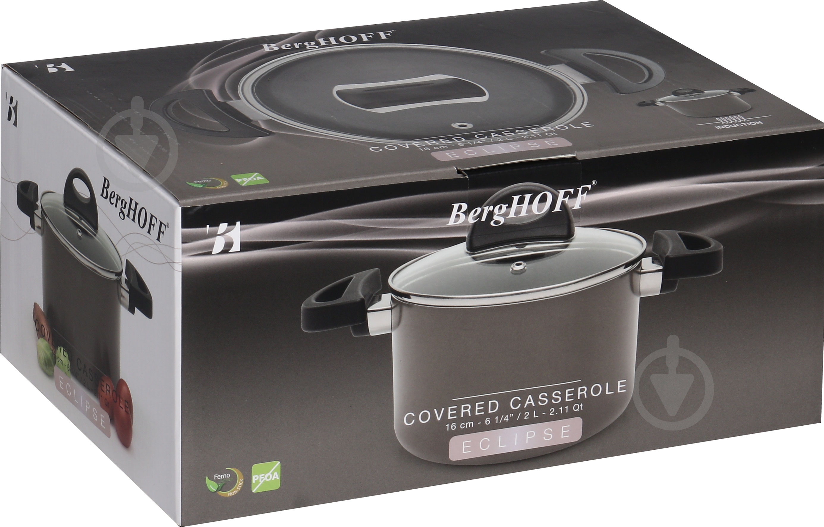 Кастрюля с крышкой BergHOFF Eclipse 2 л 8500212 - фото 4
