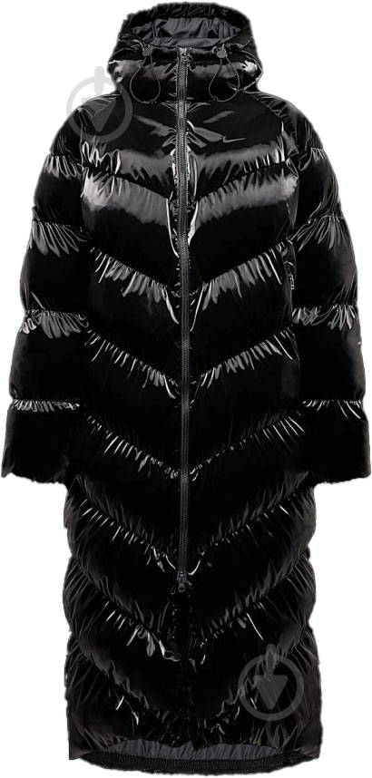 Куртка-парка жіноча зимова Nike W NSW TF OS SHN SNFL WNPFR PKA FV7827-010 р.XS чорна - фото 1 Куртка-парка жіноча зимова Nike W NSW TF OS SHN SNFL WNPFR PKA FV7827-010 р.XS чорна - фото 1