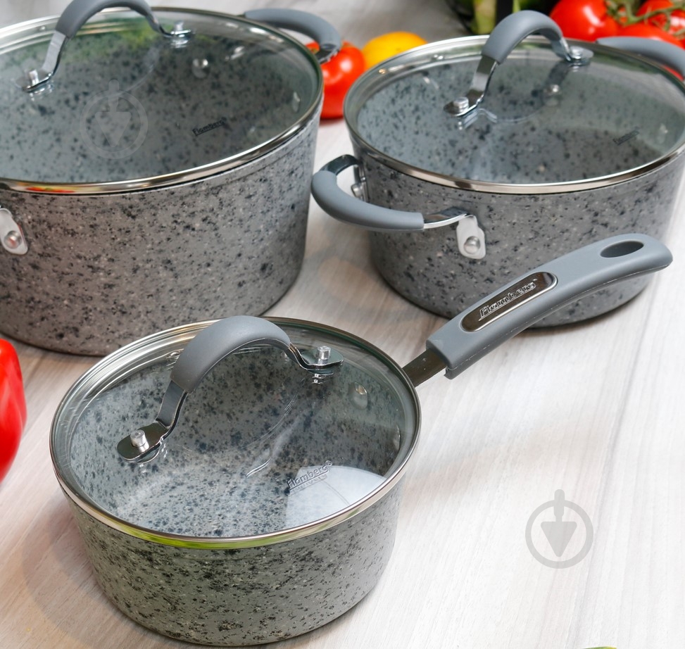 Ківш з кришкою Flamberg Silver 1,3 л 16 см - фото 8