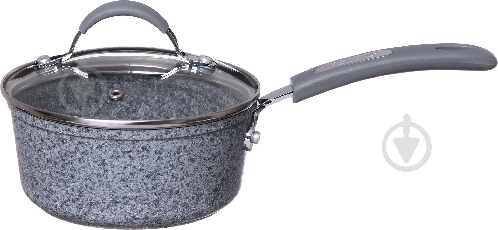 Ківш з кришкою Flamberg Silver 1,3 л 16 см - фото 1