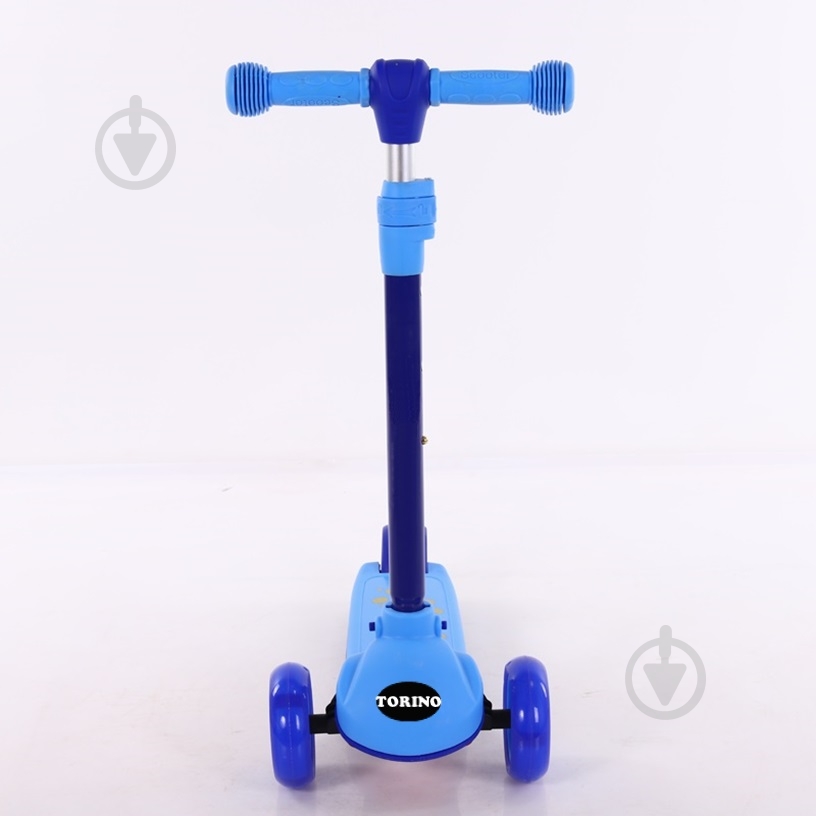 Самокат TORINO детский голубой TSFL-006 - фото 2 Самокат TORINO детский голубой TSFL-006 - фото 2