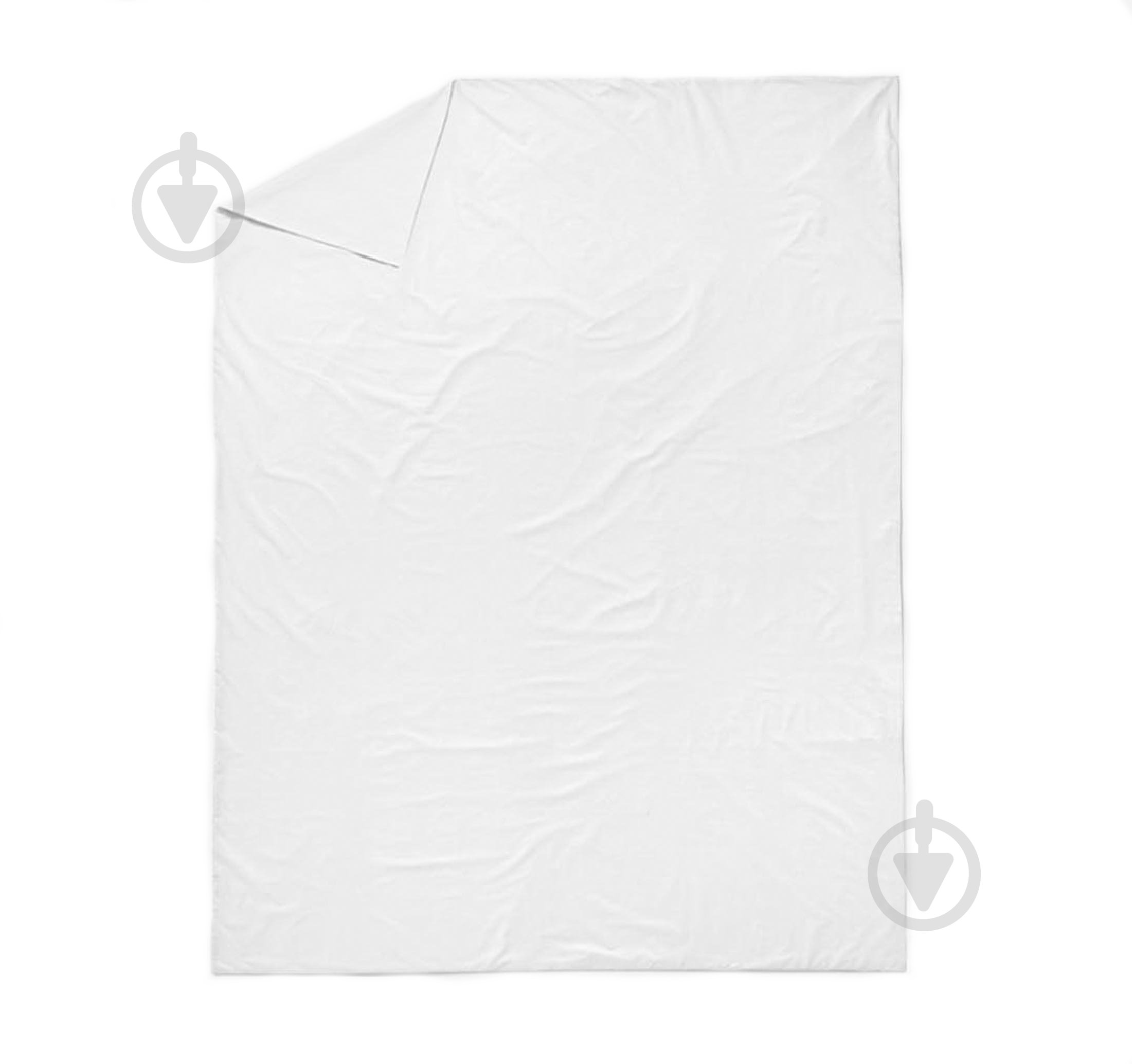 Підковдра 200х220 см з мікрофібри білий Блакіт - фото 1