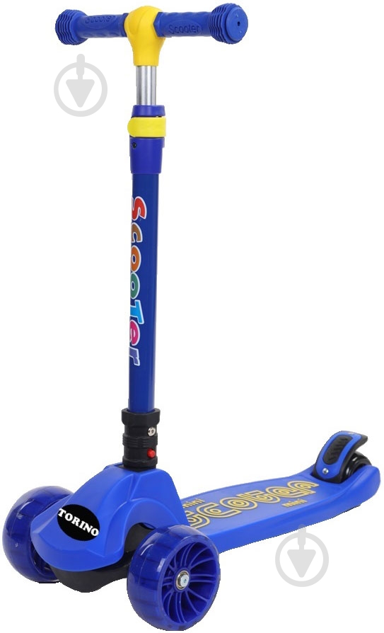 Самокат TORINO детский голубой TSFL-007 - фото 1 Самокат TORINO детский голубой TSFL-007 - фото 1