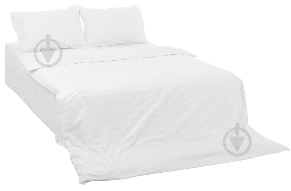 Комплект постільної білизни 150г/м2 Блакіт 2,0 білий - фото 1