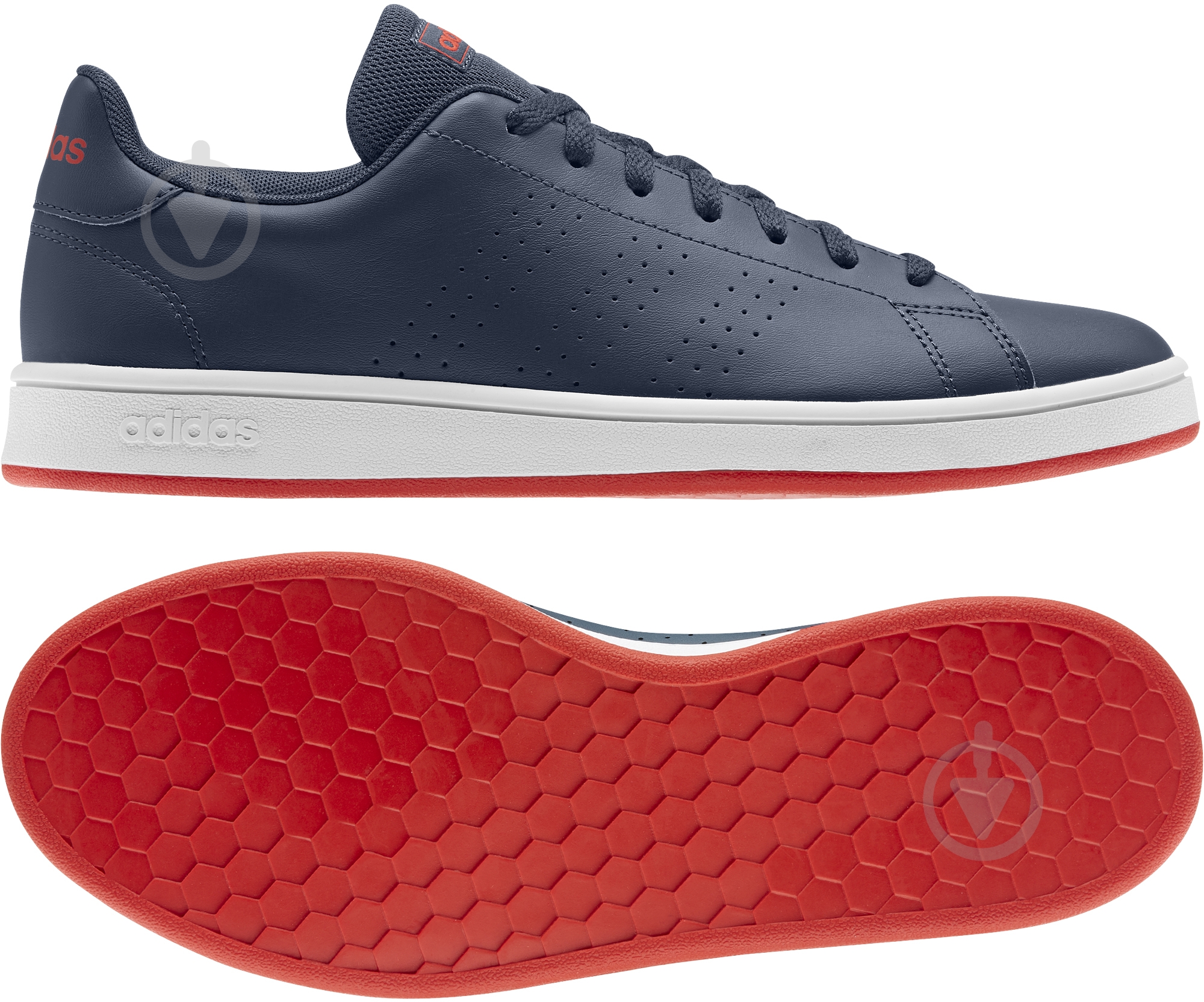 Кроссовки мужские демисезонные Adidas ADVANTAGE BASE FY8635 р.43 1/3 синие - фото 4