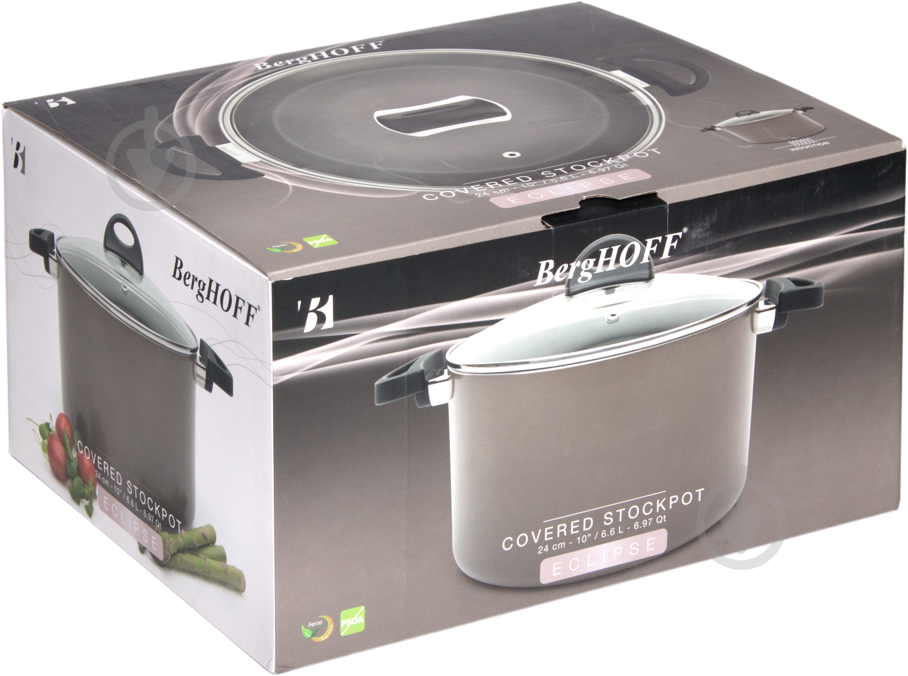 Каструля з кришкою BergHOFF Eclipse 6,6 л 8500214 - фото 4