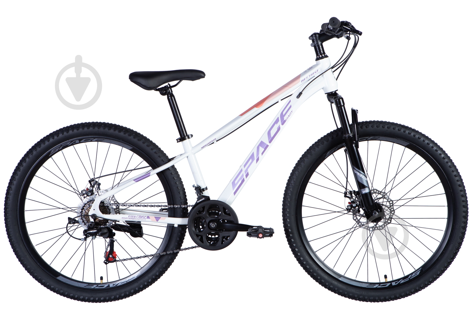 Велосипед Space 26" 13"(33 см) SATURN DD OPS-SP-26-003 бело-сиреневый - фото 1 Велосипед Space 26" 13"(33 см) SATURN DD OPS-SP-26-003 бело-сиреневый - фото 1