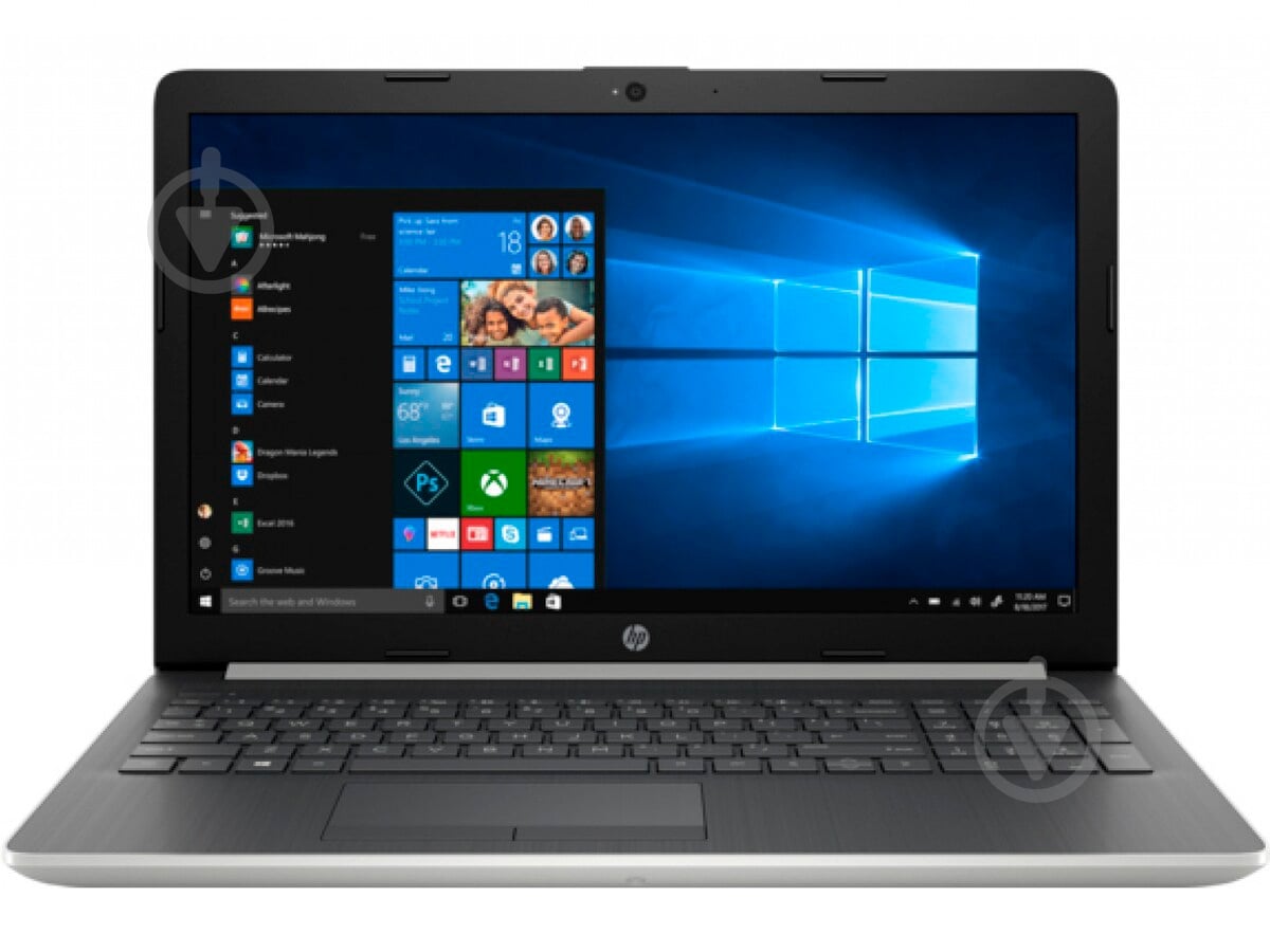 Ноутбук HP HP Notebook 15-db0372ur 15,6" (5GS26EA) silver - фото 1
