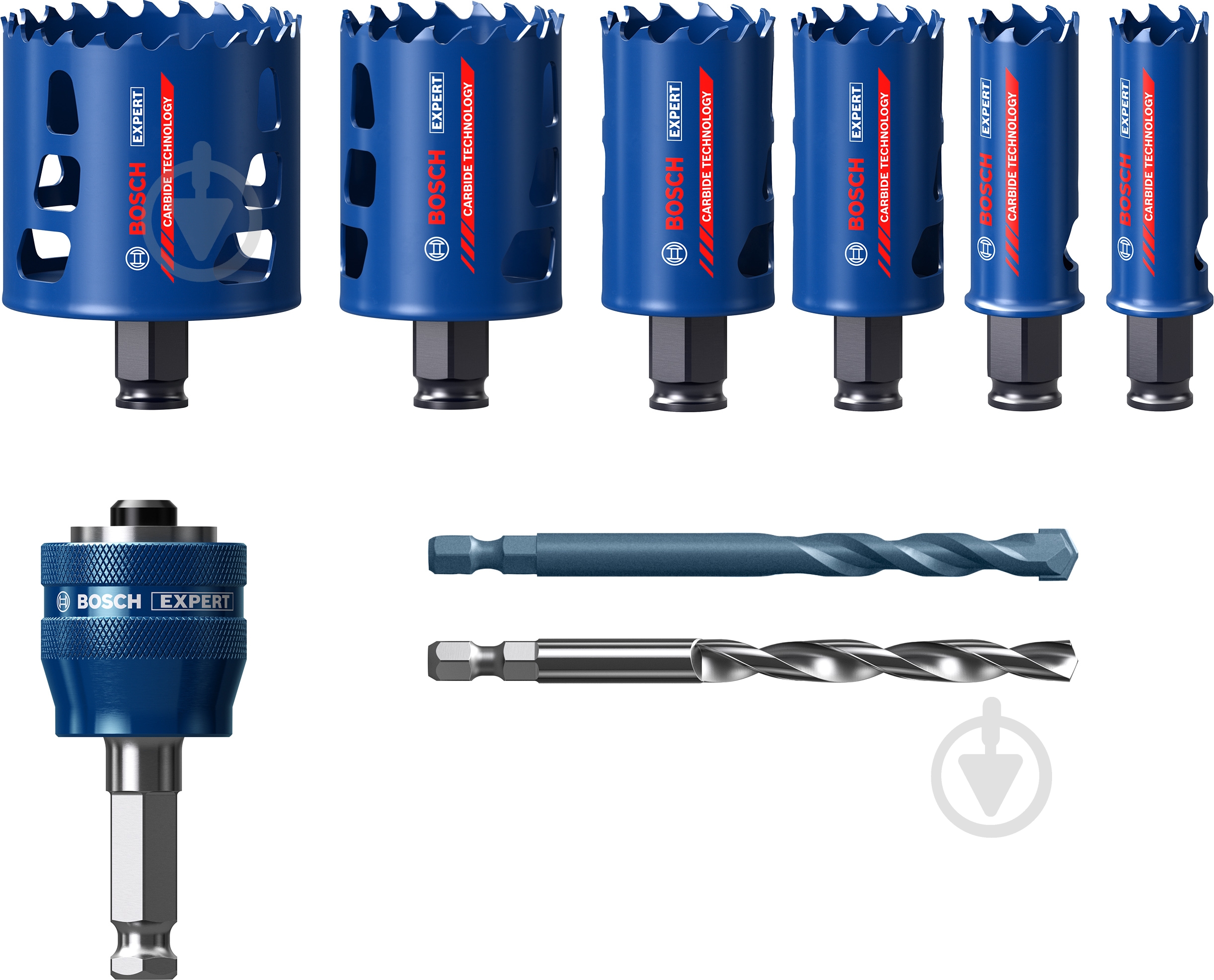 Набор коронок Bosch Tough Material 9pc Set 2608900446 - фото 3