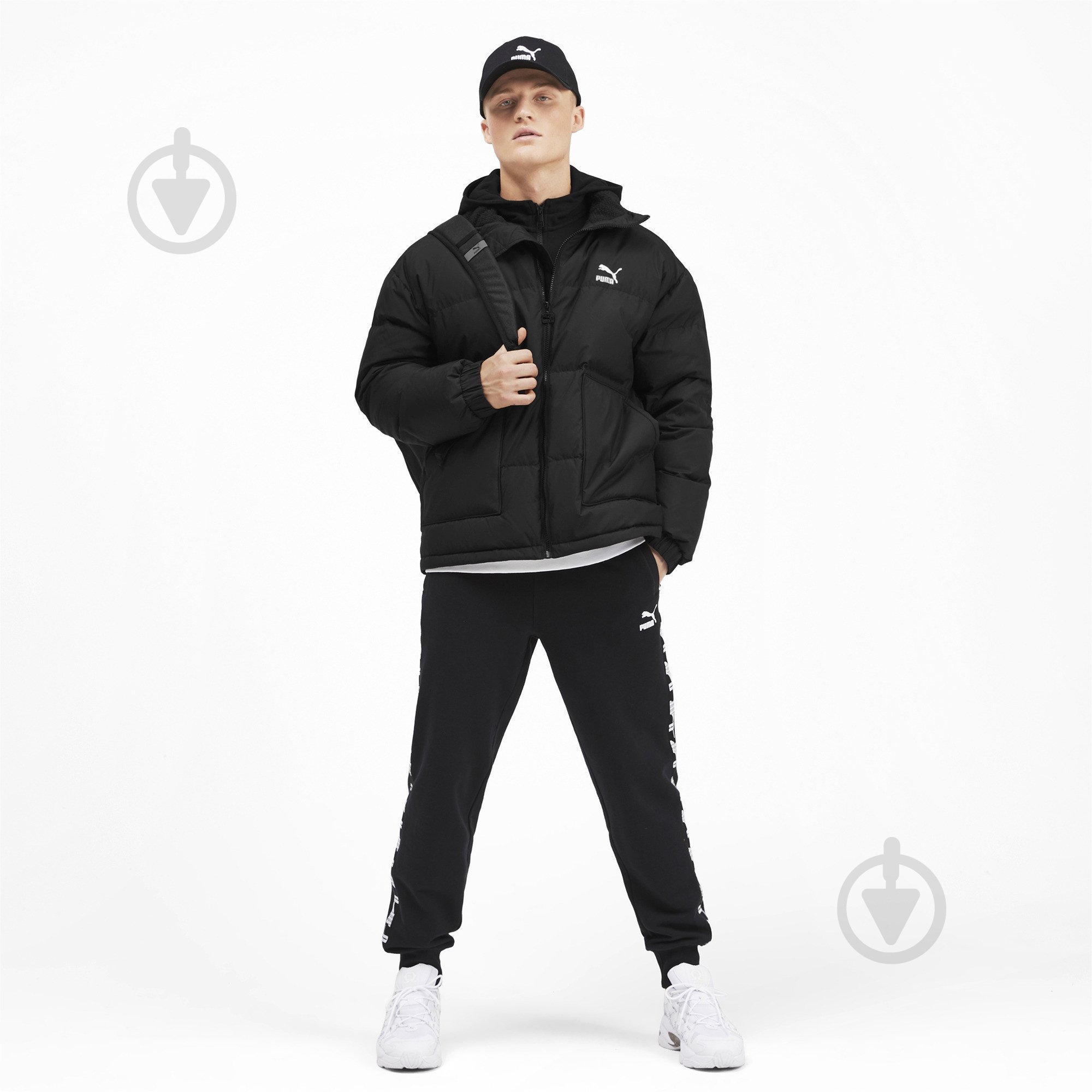 Куртка мужская демисезонная Puma Classics Down Jacket 59528101 р.S черная - фото 5