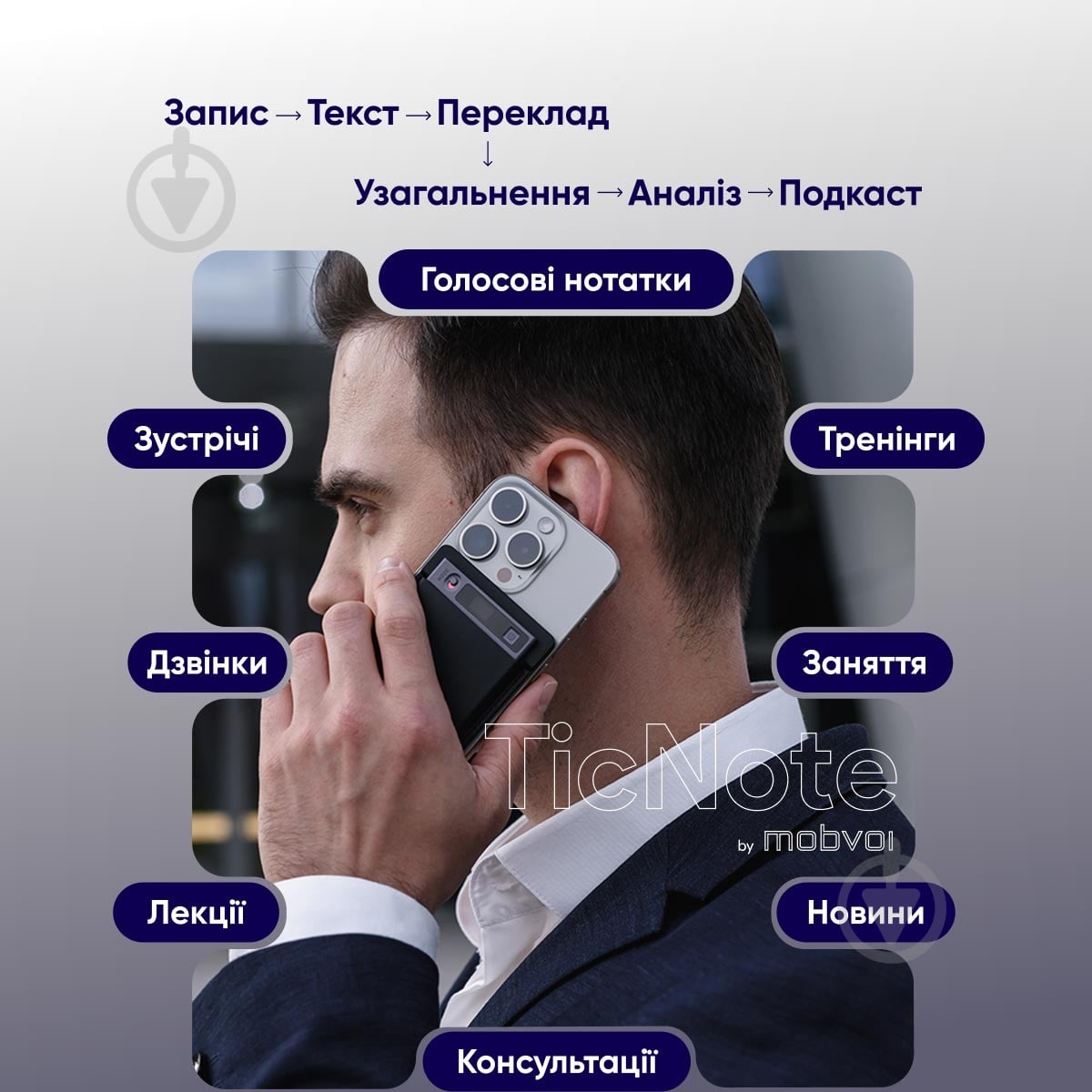 Диктофон TicNote з АІ (NE-79) - фото 6