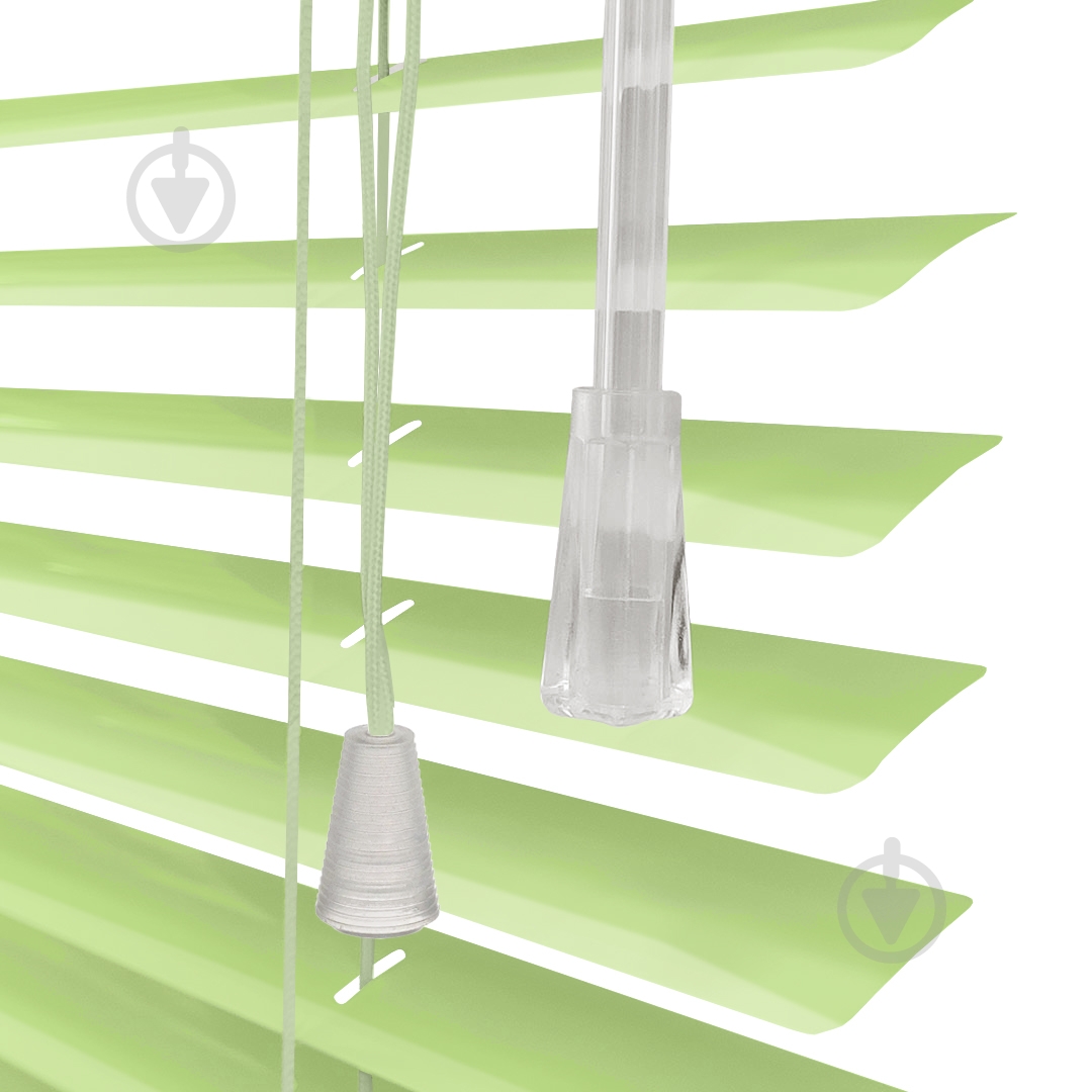 Жалюзі Rollotex алюмінієві горизонтальні з фіксацією 122х170 см Світло-салатові глянцеві - фото 4 Жалюзі Rollotex алюмінієві горизонтальні з фіксацією 122х170 см Світло-салатові глянцеві - фото 4