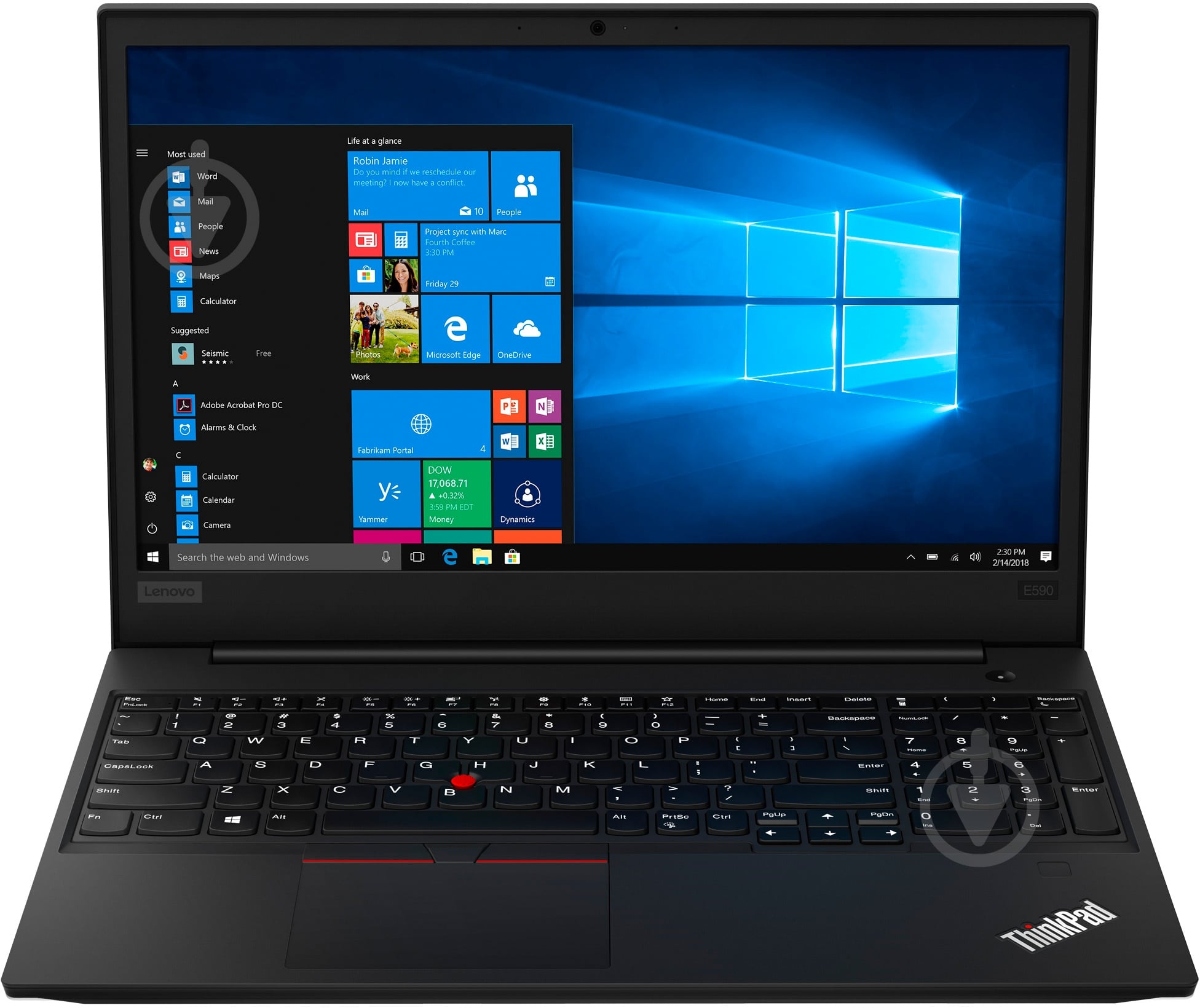 Ноутбук Lenovo Edge E590T 15,6" (20NB0016RT) black - фото 1 Ноутбук Lenovo Edge E590T 15,6" (20NB0016RT) black - фото 1