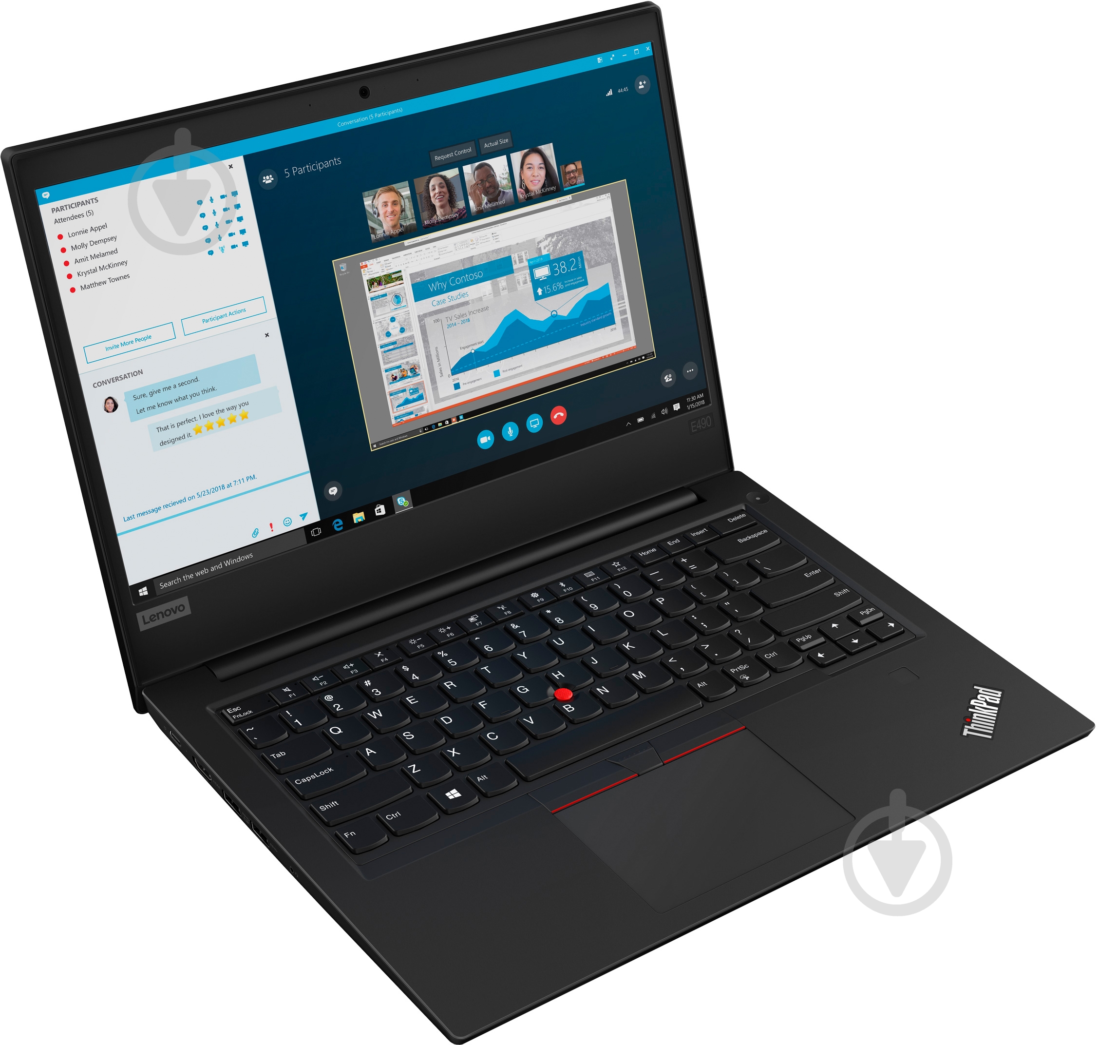 Ноутбук Lenovo Edge E490T 14" (20N80018RT) black - фото 1 Ноутбук Lenovo Edge E490T 14" (20N80018RT) black - фото 1