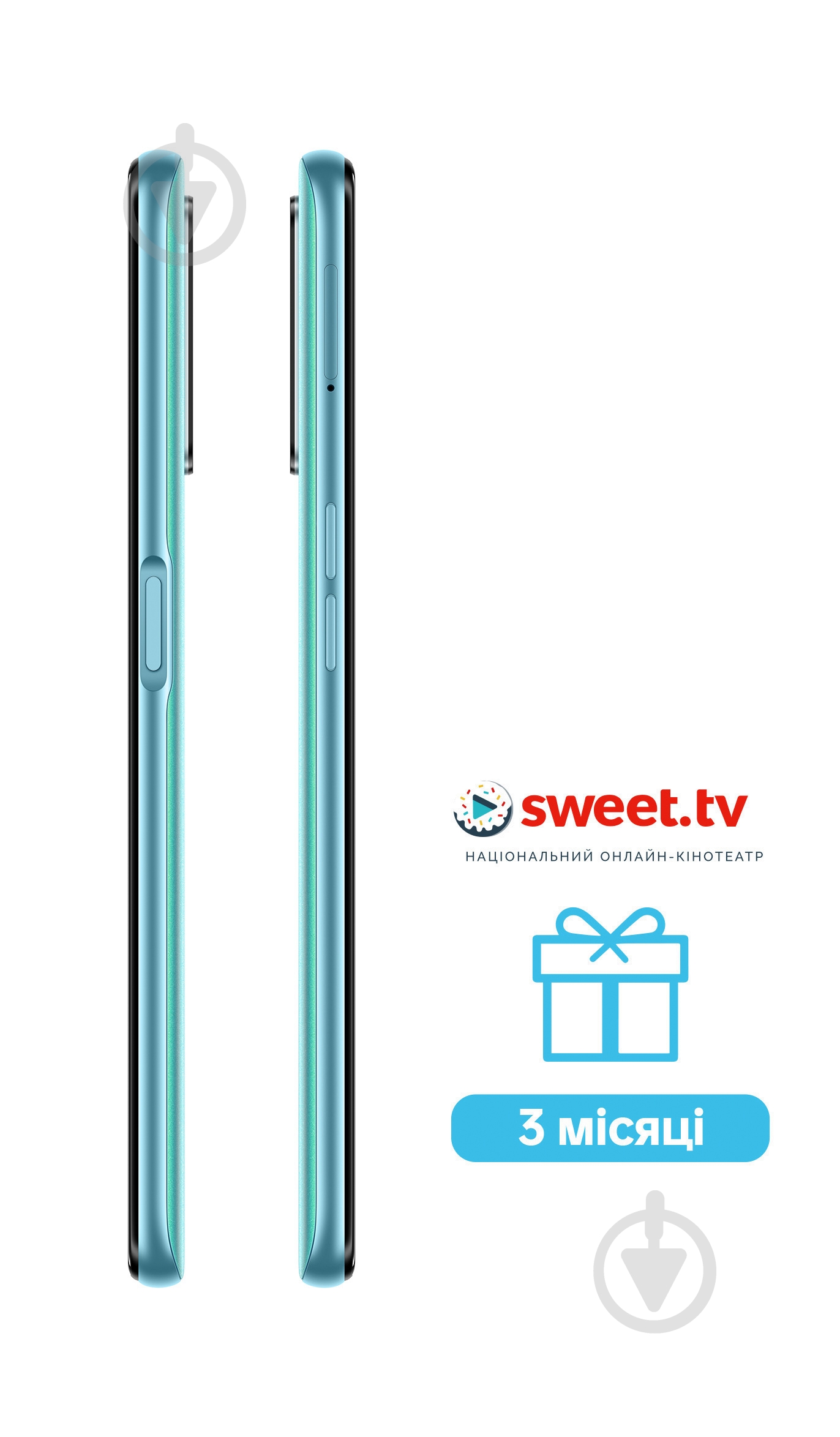 Смартфон OPPO A76 4/128GB glowing blue (CPH2375) - фото 8 Смартфон OPPO A76 4/128GB glowing blue (CPH2375) - фото 8