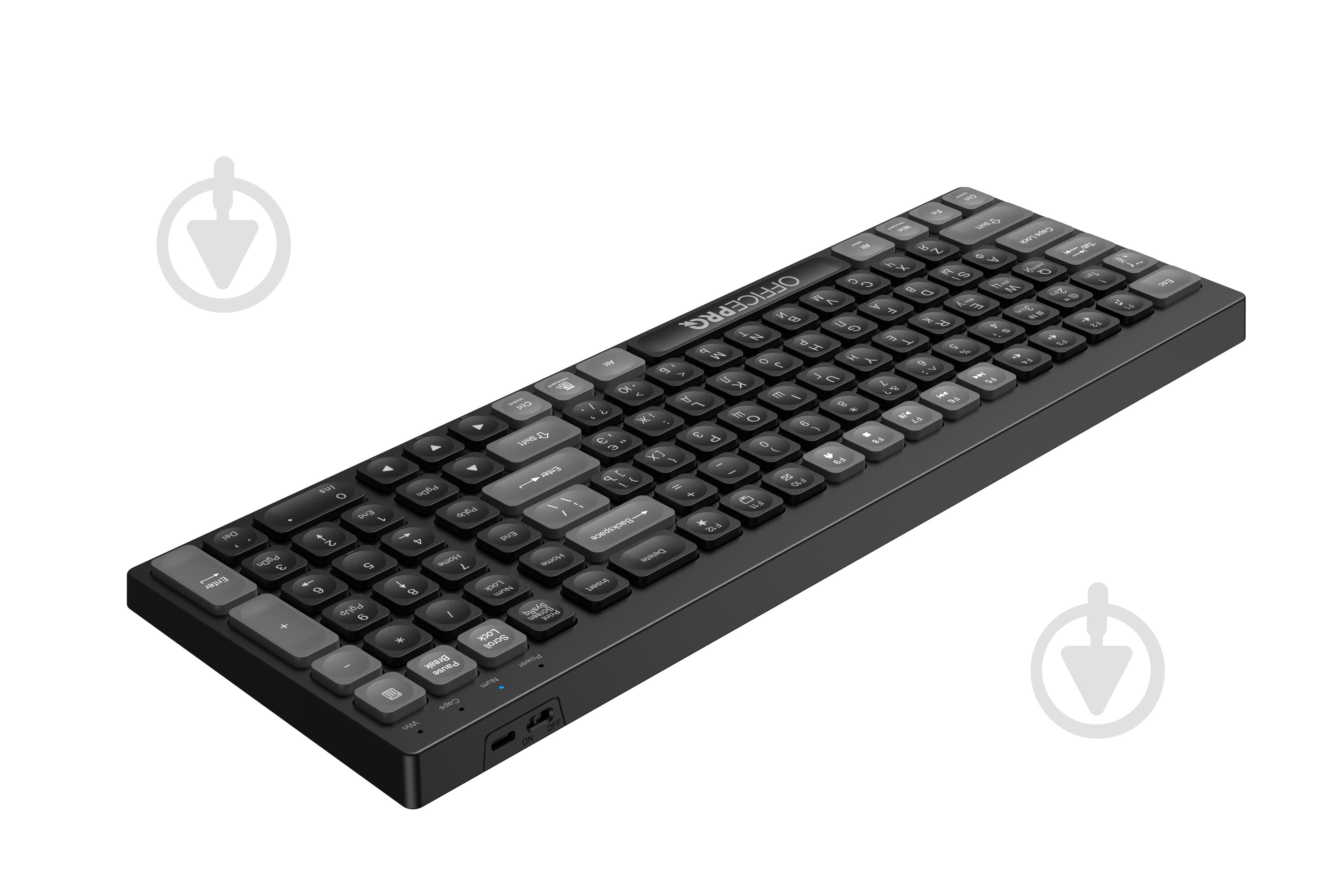 Клавиатура беспроводная OfficePro SK985 Wireless (SK985B) black - фото 4