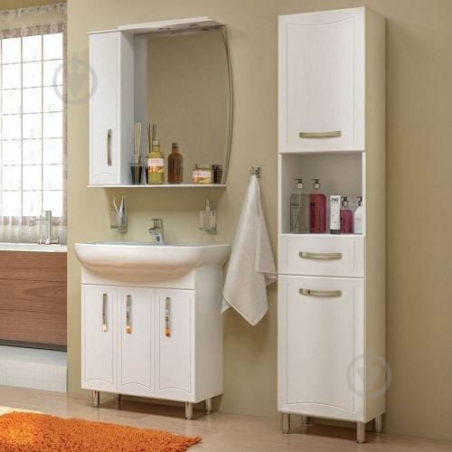 Зеркало со шкафчиком Aqua Rodos Decor 65 шкафчик слева - фото 6 Зеркало со шкафчиком Aqua Rodos Decor 65 шкафчик слева - фото 6