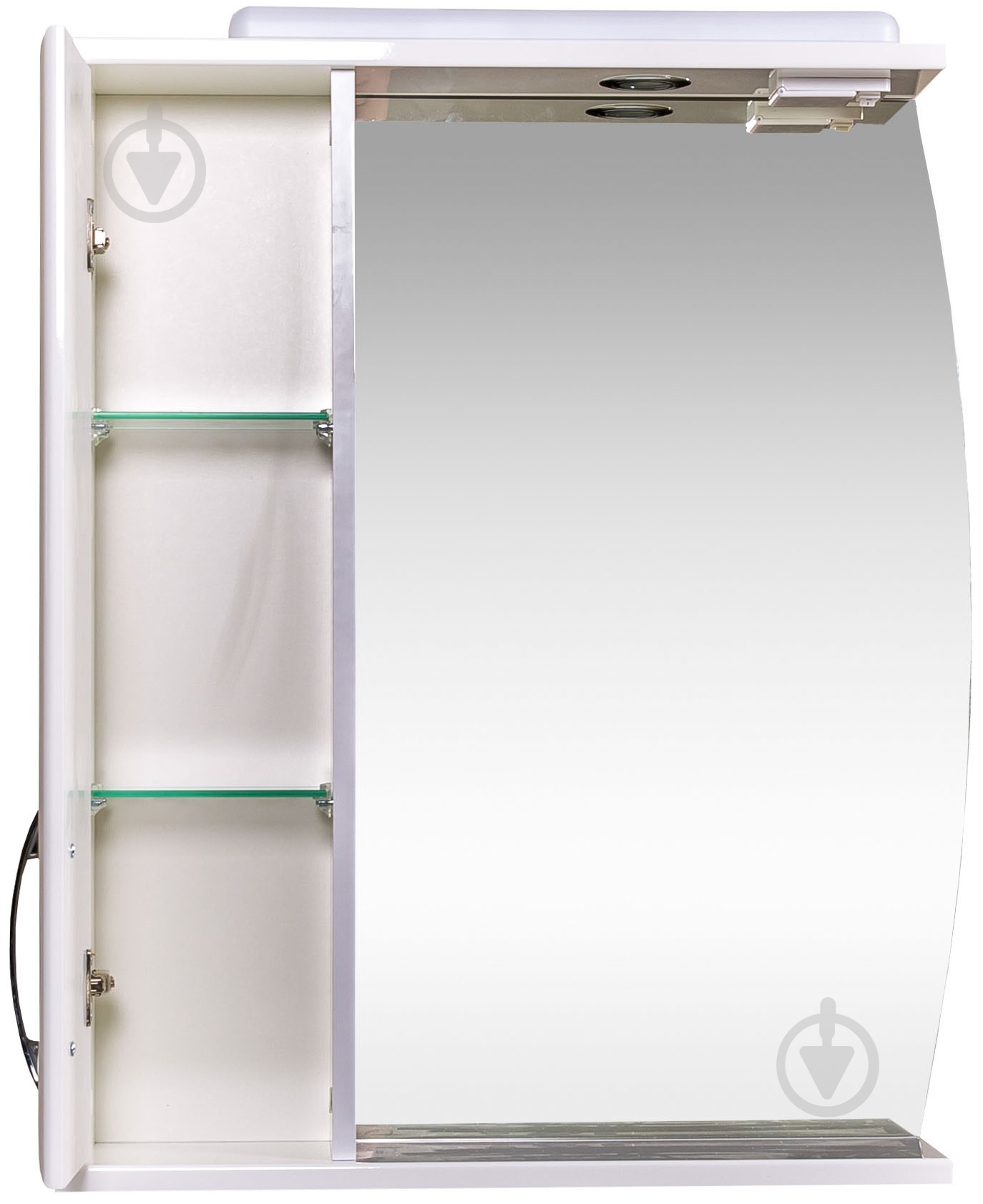 Зеркало со шкафчиком Aqua Rodos Decor 65 шкафчик слева - фото 5 Зеркало со шкафчиком Aqua Rodos Decor 65 шкафчик слева - фото 5