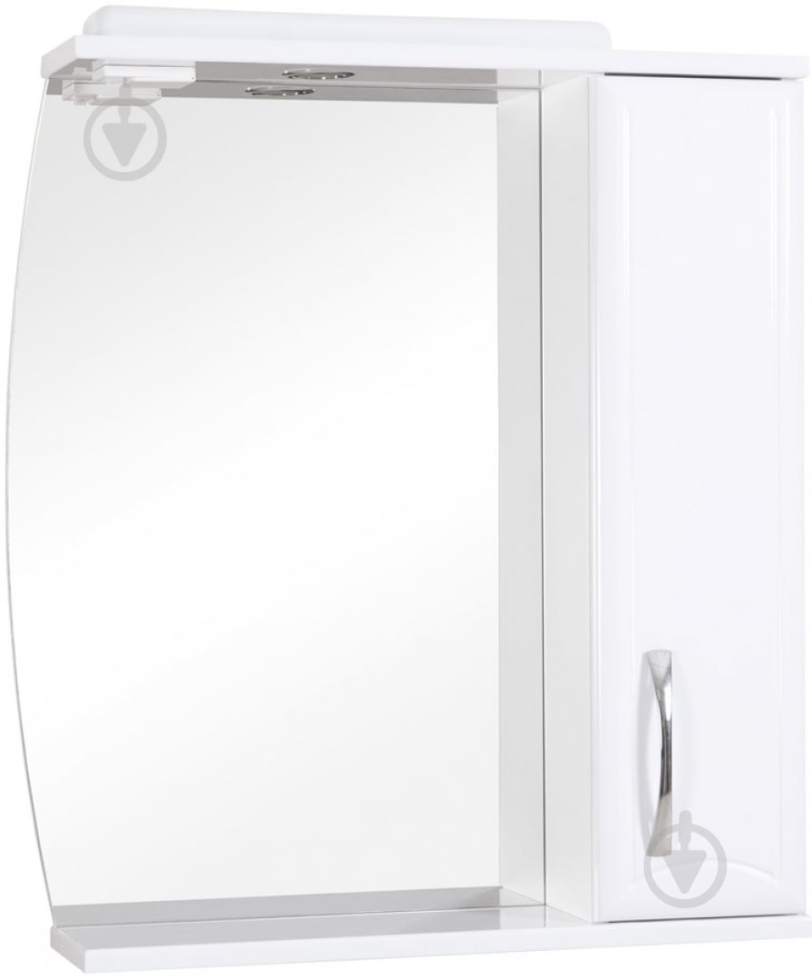 Зеркало со шкафчиком Aqua Rodos Decor 70 шкафчик справа - фото 1