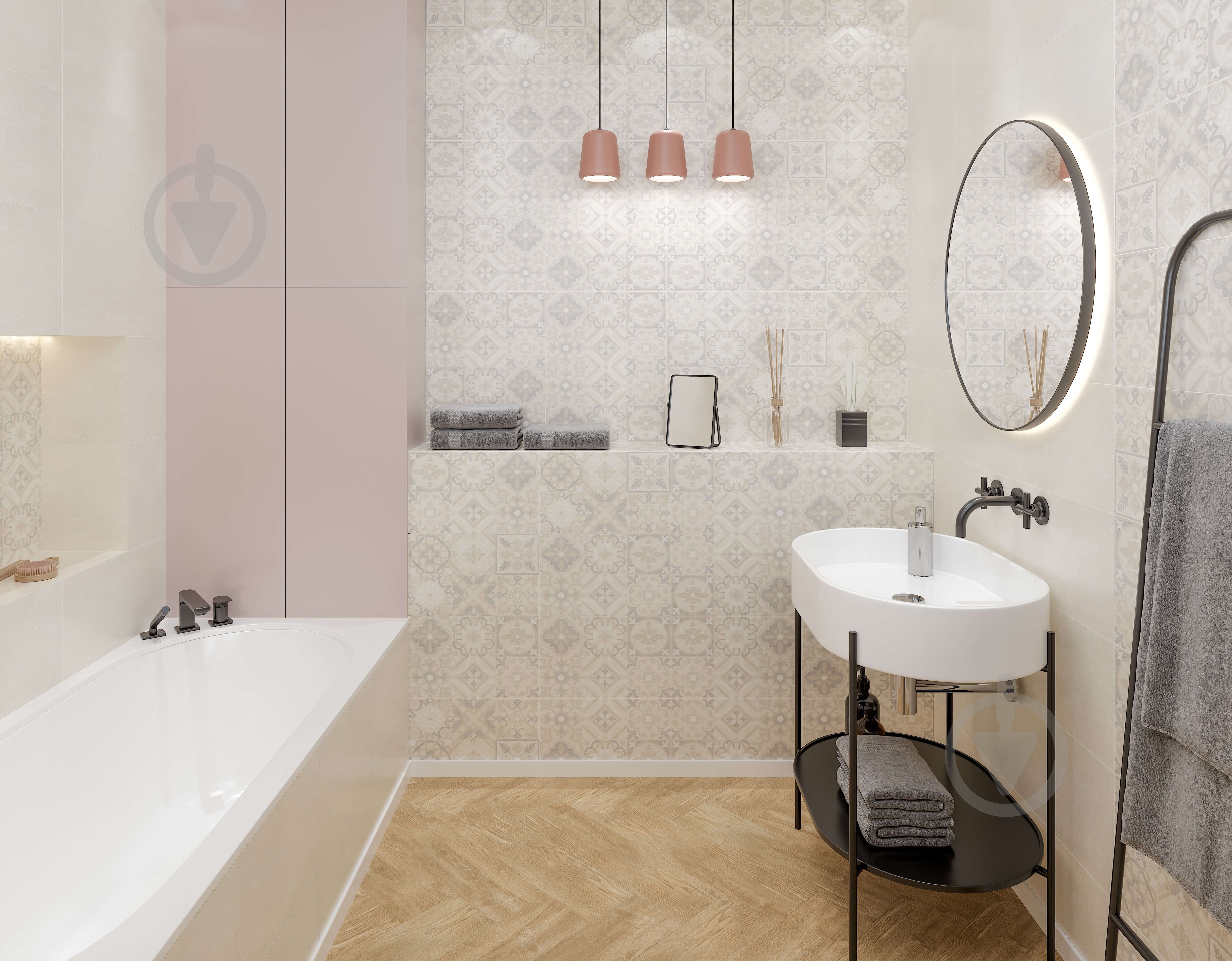 Плитка Golden Tile Patchstone patchwork beige 821151 25x40 см - фото 2