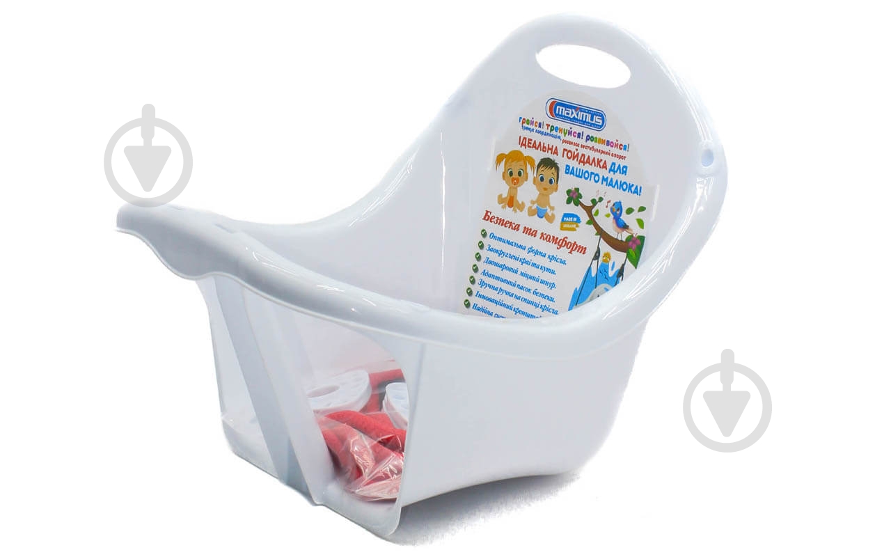 Качели Maximus Лелека белые - фото 1