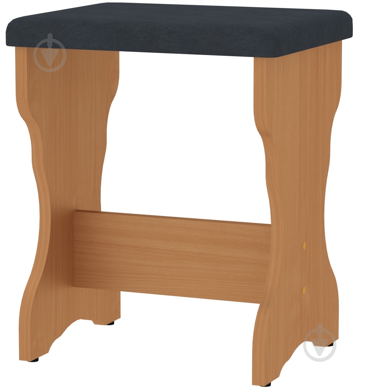 Табурет Т-2 балатон темно-серый / бук - фото 1