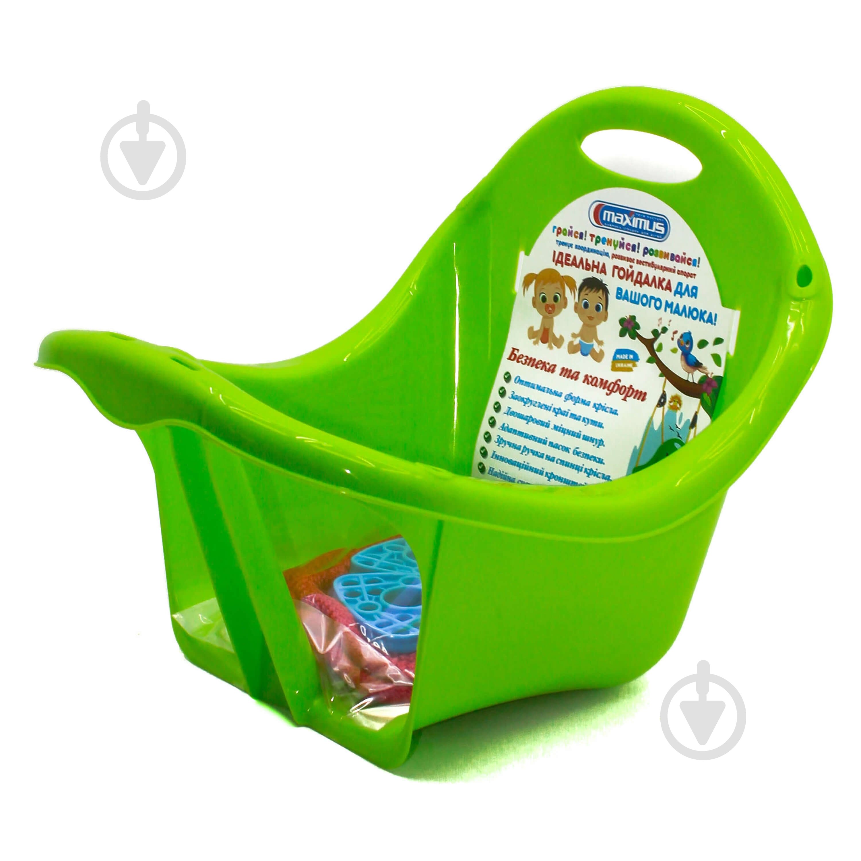 Качели Maximus Лелека зеленые - фото 1