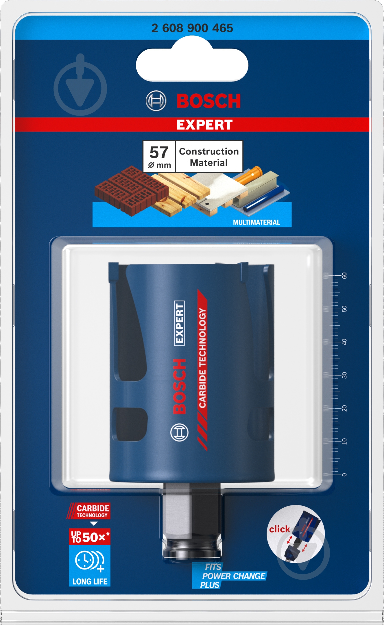 Коронка Bosch Construction Material 57 мм 2608900465 - фото 3
