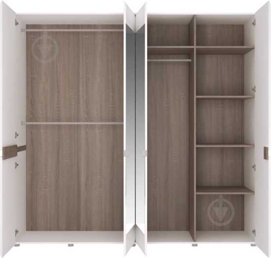 Шафа Meble Wojcik LINATE 23 4D трюфель - фото 2 Шафа Meble Wojcik LINATE 23 4D трюфель - фото 2