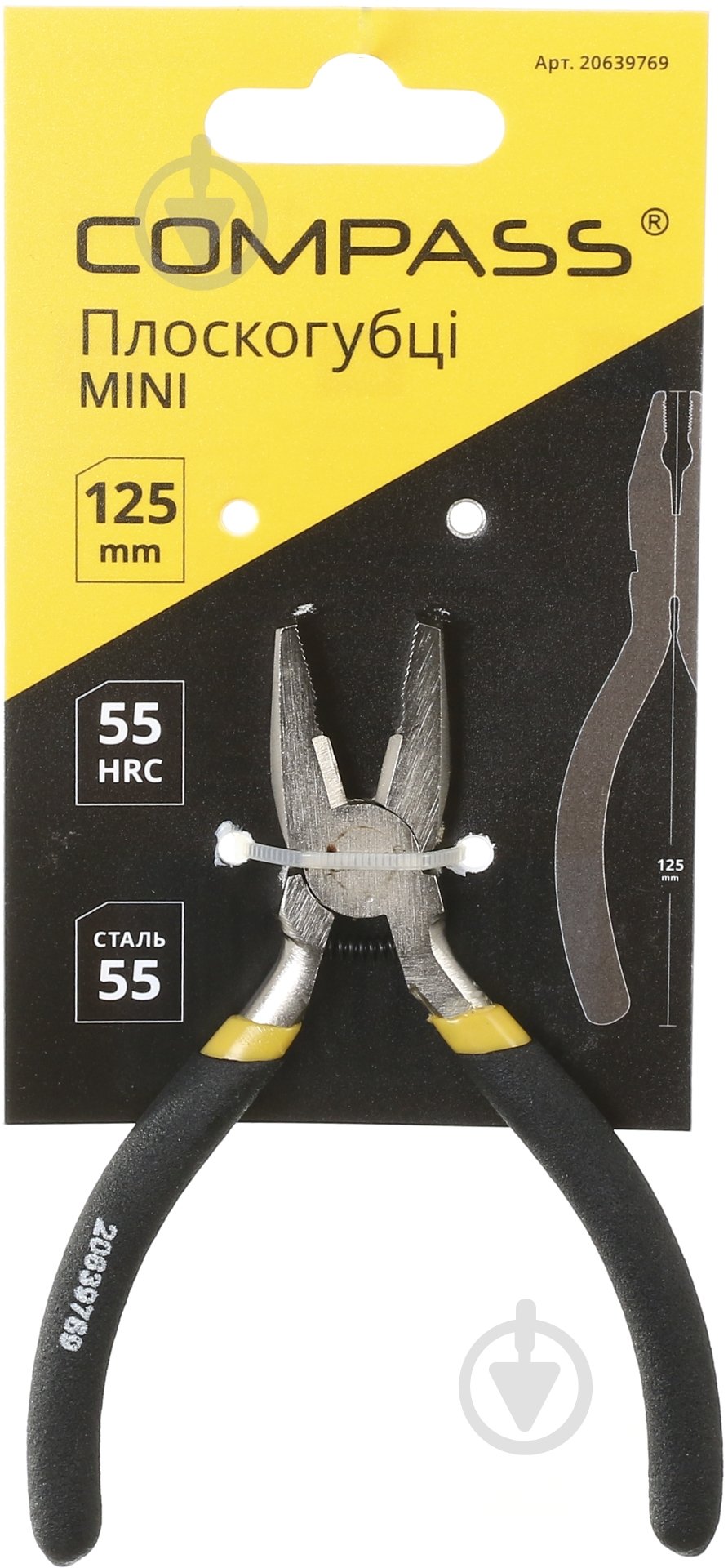 Плоскогубці Compass CP-MPl-125 - фото 2