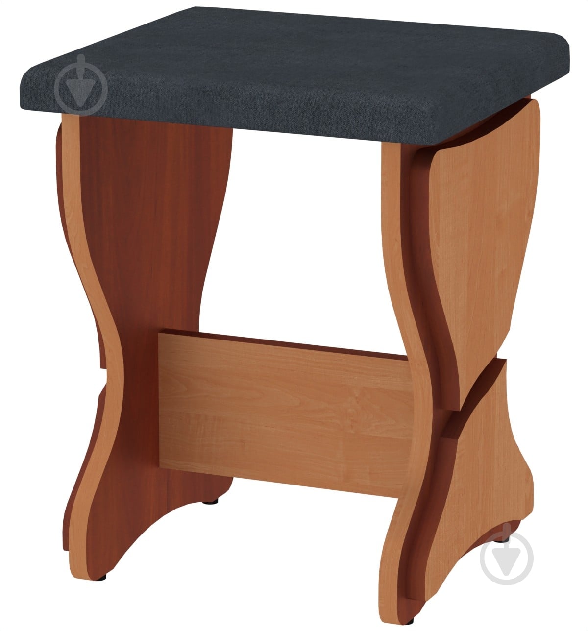 Табурет Компанит Т-3 балатон темно-серый / ольха - фото 1