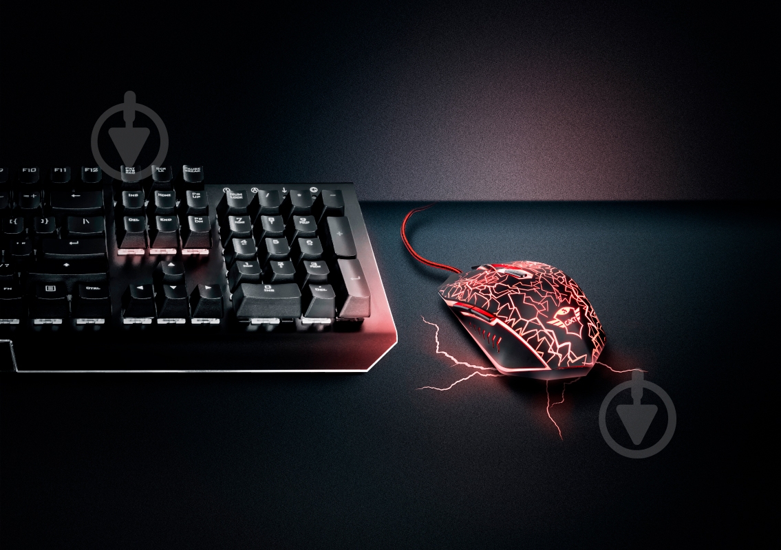 Мышь Trust GXT 105 Izza Illuminated Gaming black - фото 7