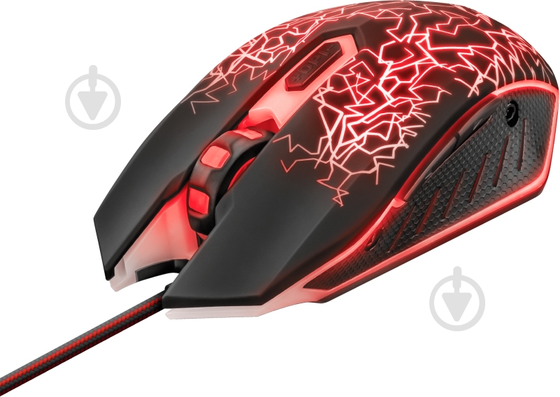 Мышь Trust GXT 105 Izza Illuminated Gaming black - фото 1