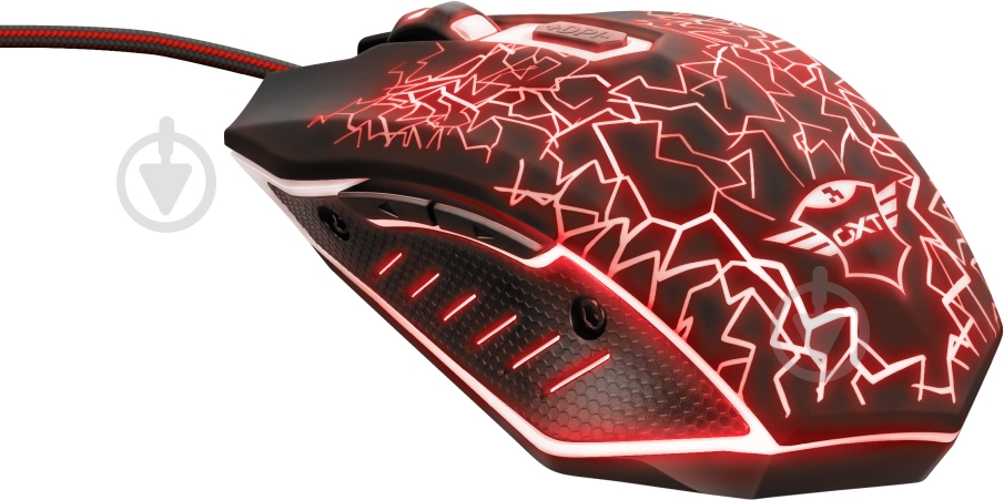 Мышь Trust GXT 105 Izza Illuminated Gaming black - фото 2