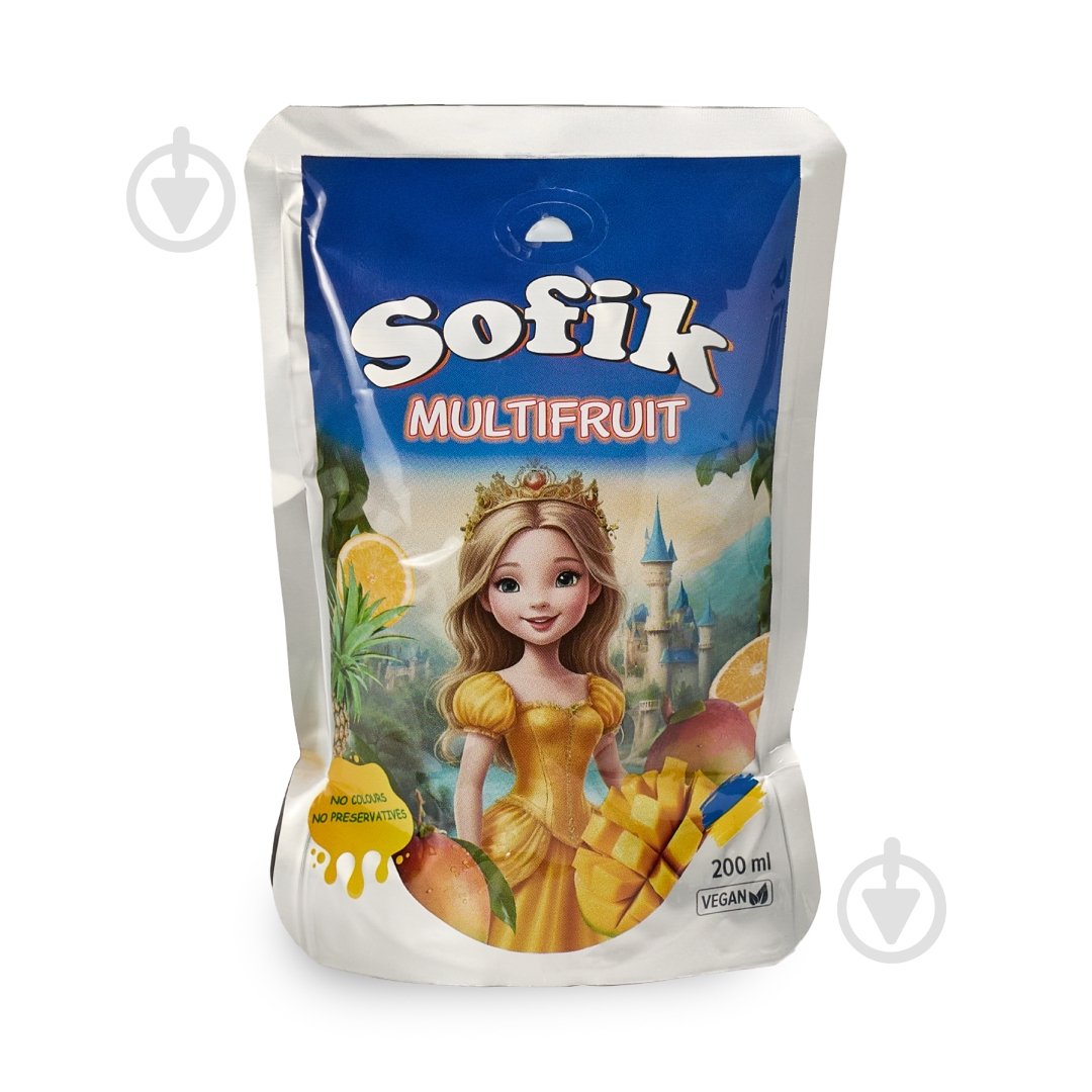 Напиток соковый Sofik безалкогольний негазований "MULTIFRUIT" зі смаком манго 200 мл10 шт/ящ 0,2 л - фото 1 Напиток соковый Sofik безалкогольний негазований "MULTIFRUIT" зі смаком манго 200 мл10 шт/ящ 0,2 л - фото 1