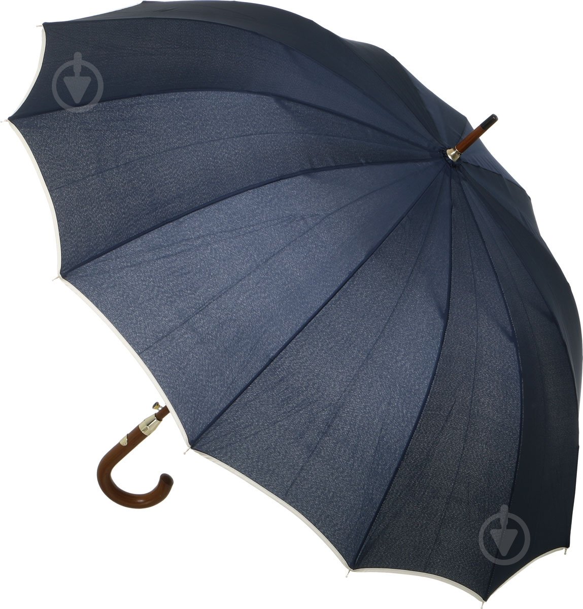 Зонт Susino трость 63 см темно-синий - фото 1