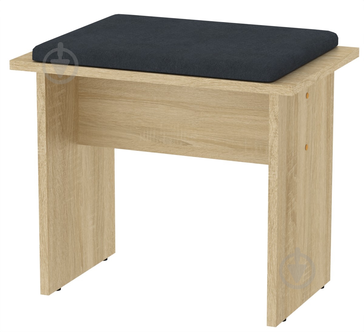 Табурет Компанит Т-7 балатон темно-серый / дуб сонома - фото 1