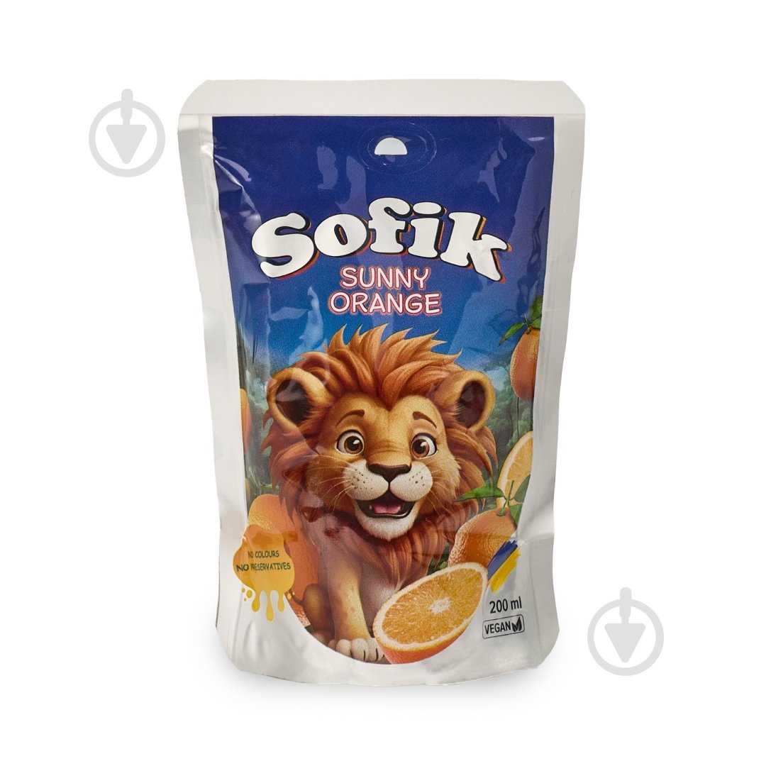 Напиток соковый Sofik "SUNNY ORANGE" со вкусом апельсина 200 мл 10 шт/ящ 0,2 л - фото 1 Напиток соковый Sofik "SUNNY ORANGE" со вкусом апельсина 200 мл 10 шт/ящ 0,2 л - фото 1